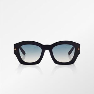 Tom Ford  Guilliana Sunglasses Black Blue lense